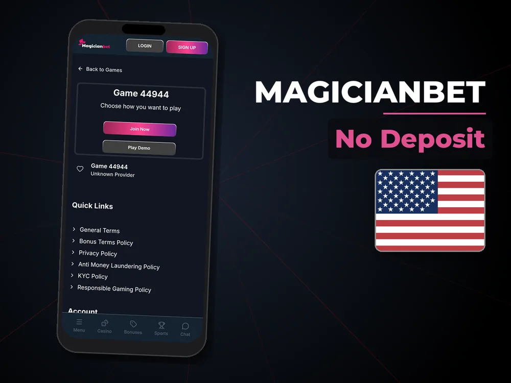 Magicianbet - No Deposit