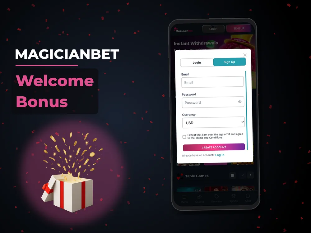 Magicianbet - Welcome Bonus