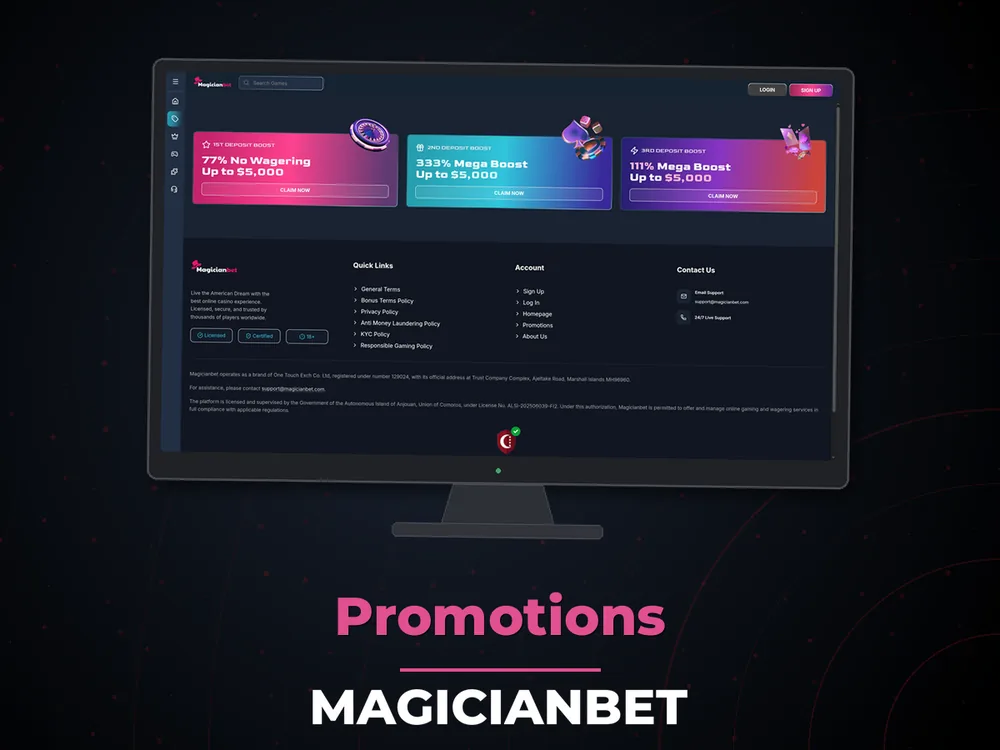 Magicianbet - Promotions