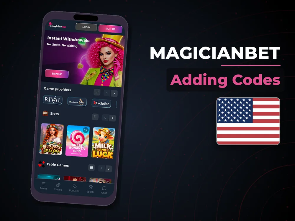 Magicianbet - Adding Codes